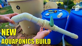 New Aquaponics System Starting the Plumbing [upl. by Lehcyar228]