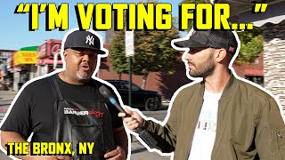 THE BRONX Donald Trump Gaining Support [upl. by Mannie]