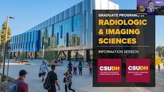 Info Session MS in Radiologic amp Imaging Sciences at CSUDH 3722 [upl. by Drol]