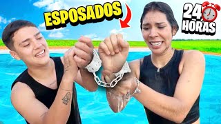 24 hrs ESPOSADOS con Cecia Loaiza 😱 Nos tuvimos que BAÑAR JUNTOS [upl. by Xyno]