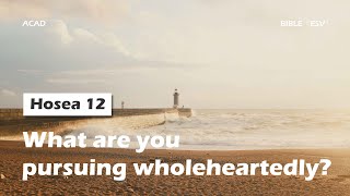 【Hosea 12 】What are you pursuing wholeheartedly ｜ACAD Bible Reading [upl. by Akired]