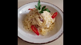 Spagetti Carbonara w Kuchni U Wladka [upl. by Anyk]