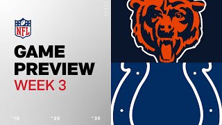 Chicago Bears vs Indianapolis Colts  2024 Week 3 Game Preview [upl. by Hedley]