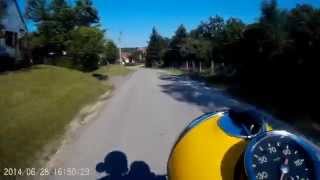 MZ TS 125  Onboard [upl. by Spillar]