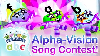 🎤 AlphaVision Song Contest 🕺💃  Learn to Read  Phonics [upl. by Dupin]