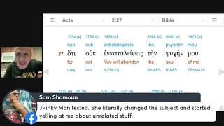 SAM SHAMOUN SHOWS HOW JWS MISTRANSLATED VERSES TO SUPPORT THEIR SOUL DOCTRINE [upl. by Rudiger272]