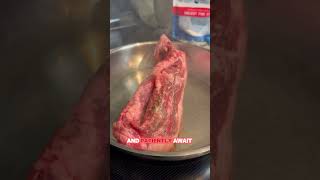 The Art Of Pan Searing Steaks carnivore carnivorediet [upl. by Eydnarb141]