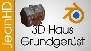 3D Haus Part 1  Grundstruktur  Gaube mit Fenstern  Blender Tutorial [upl. by Rednirah]