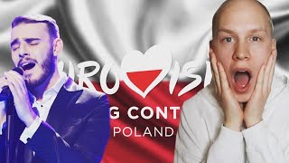 OCHMAN  quotRIVERquot  REACTION TO POLAND  EUROVISION SONG CONTEST 2022 🇵🇱 [upl. by Bjorn]