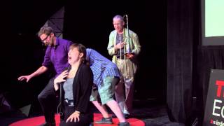 The art of improvisation  Rapid Fire Theatre  TEDxEdmonton [upl. by Abad902]