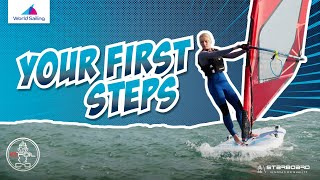 START WINDSURFING Learn How To Windsurf  Basic First Steps [upl. by Melinda]