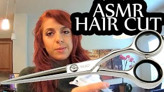 💇 Real ASMR Haircut  Scissors Sounds amp Softly Spoken Beyond RolePlay ☻ [upl. by Meek]