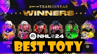 BEST TOTY HUT CARD TO BUILD IN NHL 24 RANKING TOTY 16 IN NHL 24 HUT [upl. by Siraved]