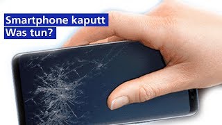 Displaybruch und Wasserschaden Smartphone kaputt was tun  1amp1 BloggerWG [upl. by Adlei]