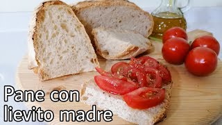 Pane con lievito madre  Impasto a mano [upl. by Atilegna]