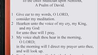 Psalm 5112 ♩♫ KJV Scripture Song Full Chapter [upl. by Carmena]