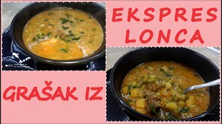 RECEPT grašak iz XPRESS lonca ručak gotov za 20 minuta [upl. by Bret]