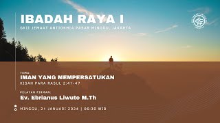 LIVE STREAMING IBADAH RAYA I  MINGGU 21 JANUARI 2024  0630 WIB [upl. by Wallace277]