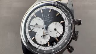 Zenith Chronomaster Original Reverse Panda Dial 033200360021M3200 Zenith Watch Review [upl. by Messing]