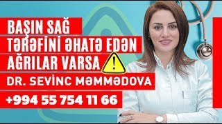 Miqren  Miqrenin mualicesi  Nevrooloq Sevinc Memmedova  Medplus TV [upl. by Eirrehc]