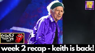 Show 3 amp 4 Recap  Keith Is Back  Hackney Diamonds Tour  Glendale AZ  Las Vegas NV  May 7 11 [upl. by Kila945]