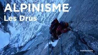 Couloir Nord des Drus Aiguille du Petit Dru Chamonix MontBlanc massif alpinisme montagne [upl. by Oahc]