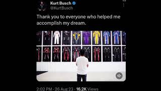 Kurt Busch has officially announced his retirement from NASCAR [upl. by Nnyluqcaj]