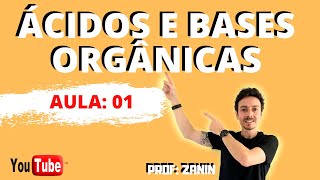 ÁCIDOS E BASES ORGÂNICAS  ÁCIDOS [upl. by Lovell]