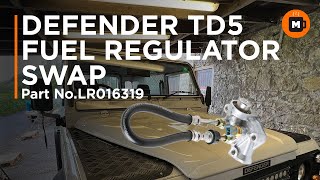 Defender TD5 Fuel Regulator Unit Replacement LR016319 [upl. by Nauqahs769]