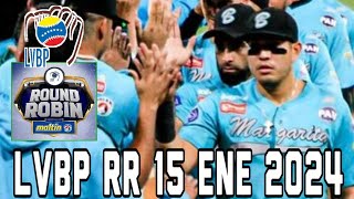 LVBP ⚾ Resultados Posiciones Calendario 15 Enero 2024 Bravos y Cardenales ganan jda 15 Round Robin [upl. by Aromat]