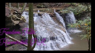 Freedom Falls Kennerdell Pa waterfall beauty nature love hiking getoutdoors paoutdoors usa [upl. by Auburta]