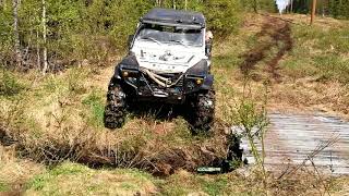 Land Rover Defender off roader with Lerma Gomme Amazzonia tyres and Volvo portal axles [upl. by Aineval]