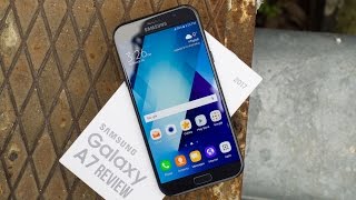 Samsung Galaxy A7 2017 Review [upl. by Anaugahs]