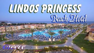 Lindos Princess Beach  A Stunning 4K Hotel Tour amp Review in Lardos Greece [upl. by Lever461]