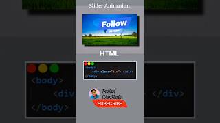 Animated Image Slider Using HTMLCSS JavaScript frontend coding slideshow newshorts viral [upl. by Charlene]