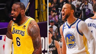 LeBron James x Stephen Curry um duelo INSANO  Melhores Momentos [upl. by Marven]