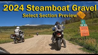 2024 Steamboat Gravel  Select Course Sections [upl. by Retsevlys]