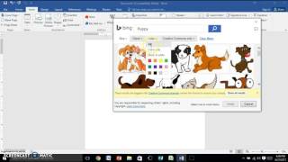 Word 2016 Inserting ClipArt [upl. by Turnbull942]