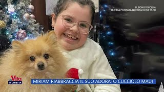 I ladri restituiscono il cane a Miriam quotRubiamo ma siamo onestiquot  La vita in diretta 01102024 [upl. by Newell]