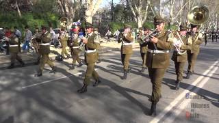 Parada Militar 2014 Orfeón de Carabineros por Santiago [upl. by Ayanej]