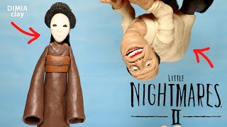 THE DOCTOR and THE LADY from the game Little Nightmares 2  How to make figurines of plasticine [upl. by Oivat]