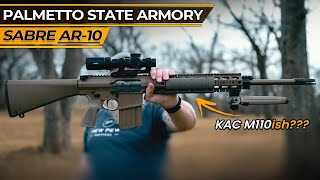 PSA Sabre AR10 Review The KAC M110 We Have At Home [upl. by Sokul]