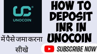 Unocoin me paise kaise deposit kare How to deposit INR money in unocoin AppUnocoin Money deposit [upl. by Alvita]