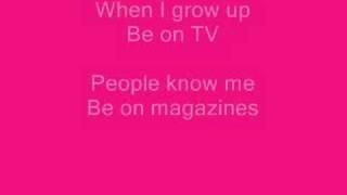 When I Grow Up By The Pussycat Dolls  Lyrics [upl. by Gennifer191]