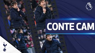 Antonio Contes reactions to dramatic clash  Southampton 11 Spurs  CONTE CAM [upl. by Aket]