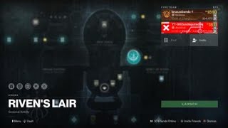 HOW TO  Find Rivens Lair at the helm  Destiny 2 SOTW 2023 [upl. by Ahsitak]