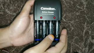 Charger Baterai isi Ulang Untuk Baterai Kamera Flash Kualitas Oke  Camelion Charger 0904 [upl. by Leeann]