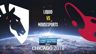 Liquid vs mousesports  IEM Chicago 2018  map1  demirage Anishared amp MintGod [upl. by Aneleve]