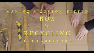 How to make a custom cardboard packing box for FREE with Rajiv Surendra and Laura Fetterley [upl. by Hugues]