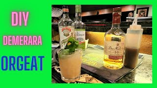 DIY Demerara Orgeat Syrup  Its all about the Cocktail  Ray OBrien  cocktails at home [upl. by Veneaux]